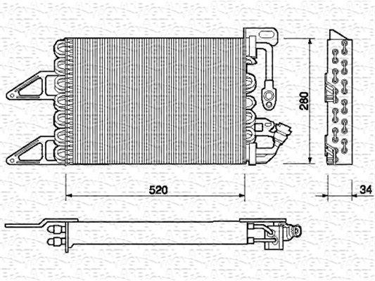 MAGNETI MARELLI Kondensaator,kliimaseade 350203140000